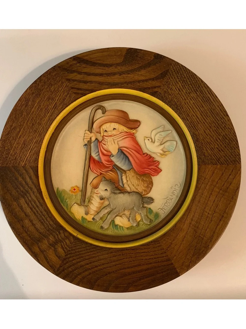 ANRI Christmas 1981 Spreading The Word Plate by J Ferrandiz 724/4000 Italy